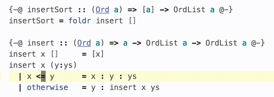 Liquid Haskell, part of the solution