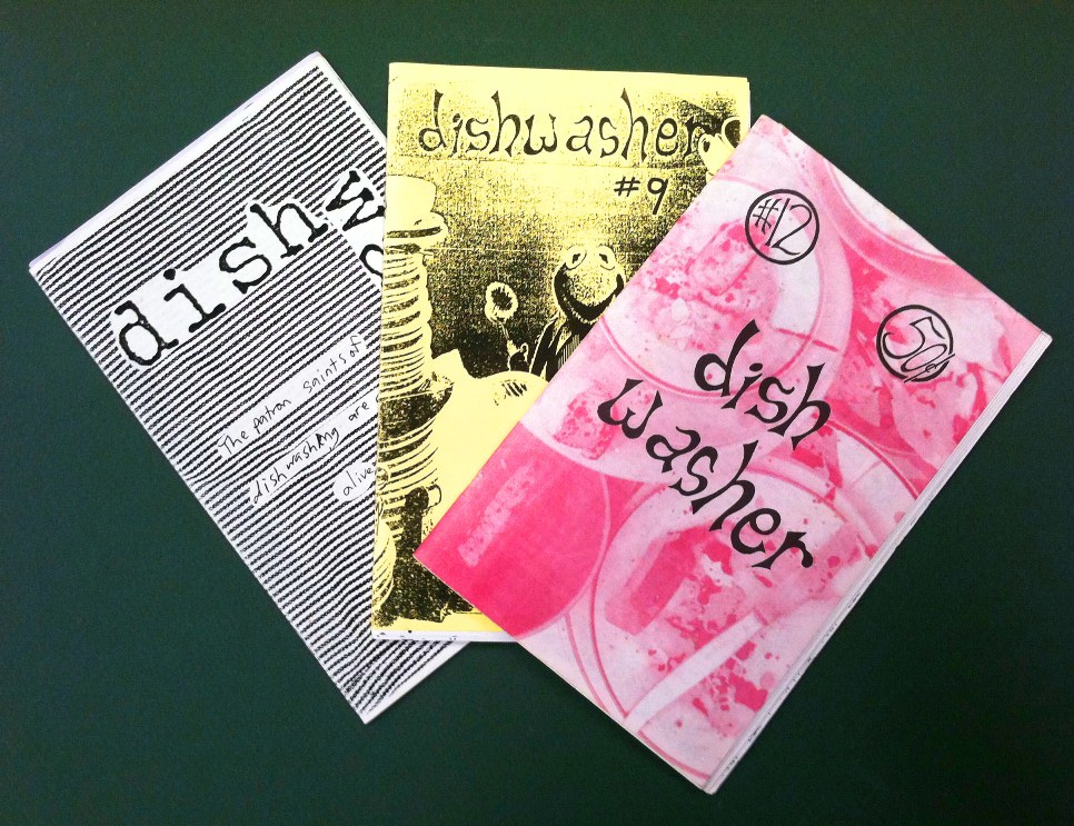 &lsquo;Dishwasher&rsquo;: a &lsquo;zine (hand-made magazine)