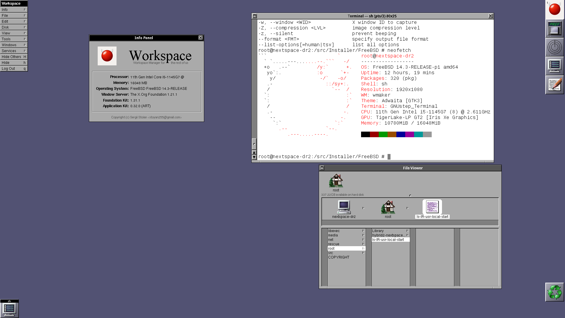 First flickers of success